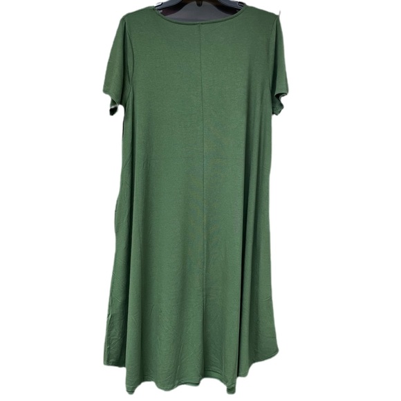 Soft & Comfortable Short Sleeves Round Neck Dress - Picture 7 of 7